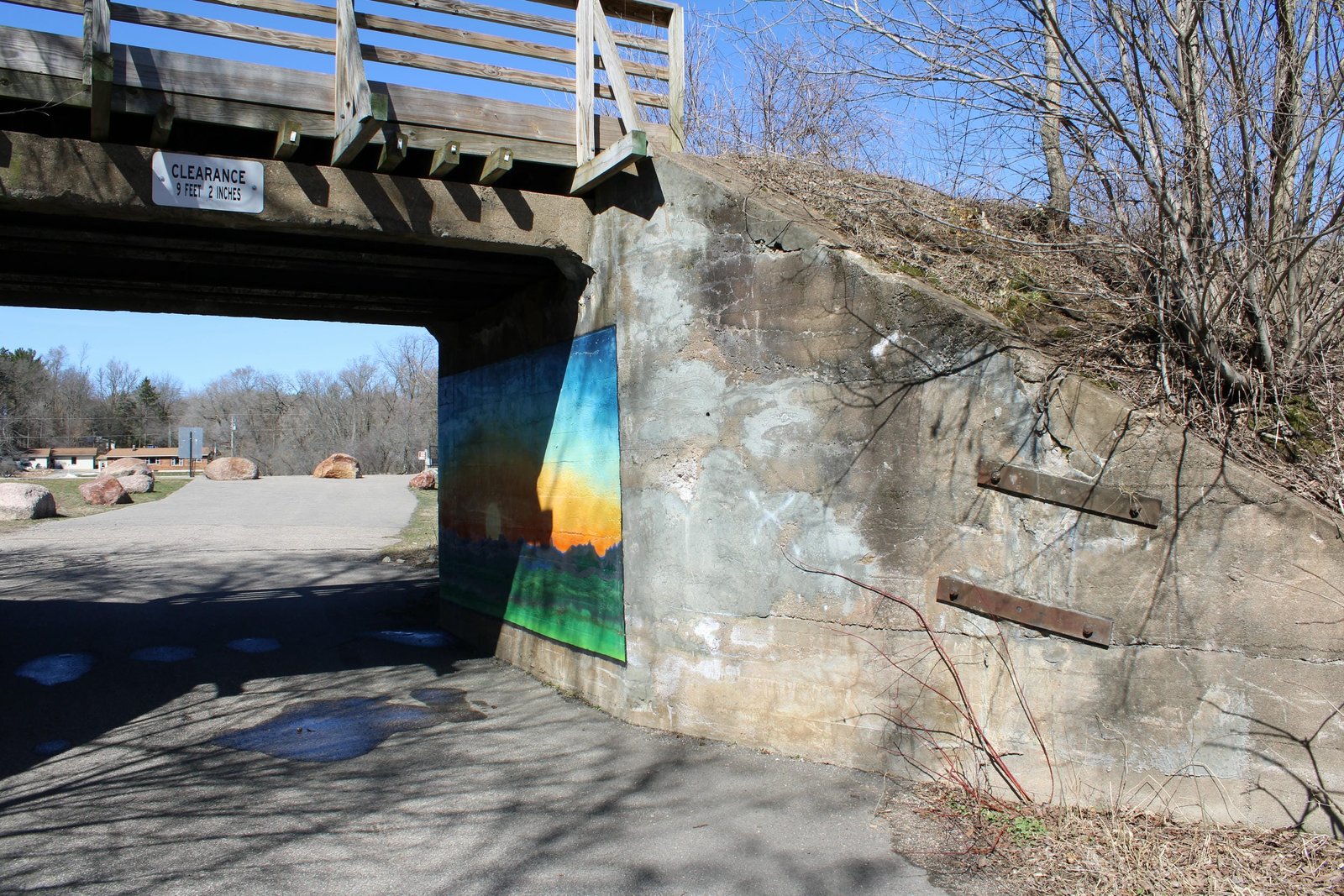 East abutment